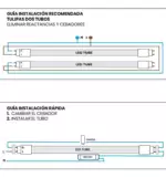 PACK10 Tubo LED T8 18W 120CM | GXtronic Cristal 300&ordm; - Imagen 8