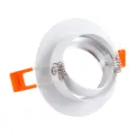 Aro Foco Downlight  Circular Basculante AluMinio Blanco 93Mm [BX3-ARO-1004] - Imagen 5
