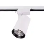 Foco de Carril LED 30W 2.700Lm CRI85 6000ºK Monofásico 40.000H   [BX3-FC-30W-W-CW] - Imagen 6