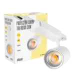 Foco de Carril LED 30W 2.700Lm CRI90 6000&ordm;K Trif&aacute;sico 40.000H   [BX3-FC-3F-30W-W-CW] - Imagen 9