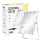 Espejo Iluminado Maquillaje LED 4200ºK 30x36Cm Blanco 40.000H   [BX3-KRS300360-W]