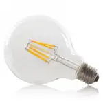 Bombilla LED E27 6W  432Lm 2000ºK Filamento G95 40.000H  [BX3-LF-G95-E27-6W-WW] - Imagen 5
