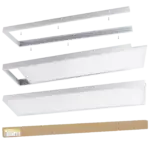 Marco Instalación Superficie Panel Led 1200x300 [BX3-M-P-1200300]