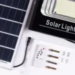 Proyector LED solare 200W 6500K Pannello: 6V/20W Batteria: 3,2V/15000MaH Telecomando  [BX3-SOLARFL-200W-01] - Imagen 8