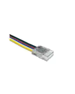 Conector con cable para Tiras LED 24V RGB+CCT SMD IP20 6 Pines 10mm - Imagen 3