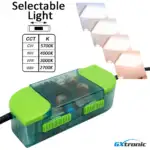 Downlight LED Cuadrado 6W 9W 12W Frameless 4CCT | Ajustable 50-100mm | Blanco | CRI92 - Imagen 6