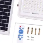 Proyector LED Solar 100W 6500K Panel: 6V/15W Bater&iacute;a: 3,2V/10000MaH Control Remoto [HO-SOLARFL-100W-02 - Imagen 7