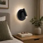 Aplique LED Spot Round 9W con Salida USB-C 630Lm 3000&ordm;K Negro - Imagen 3