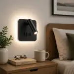 Aplique LED Spot Square 9W con Salida USB-C 630Lm 3000&ordm;K Negro - Imagen 3