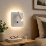 Aplique LED Spot Square 9W con Salida USB-C 630Lm 3000&ordm;K Blanco - Imagen 3