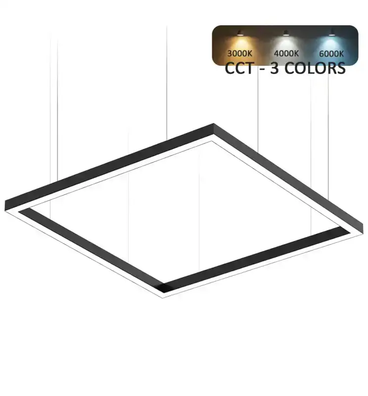 Lámpara LED colgante Cuadrada