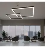 L&aacute;mpara LED colgante Cuadrada 200W POLARIS | 3CCT | 150x150cm - Imagen 4