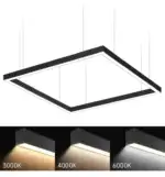 L&aacute;mpara LED colgante Cuadrada 200W POLARIS | 3CCT | 150x150cm - Imagen 5