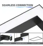 L&aacute;mpara LED colgante Cuadrada 200W POLARIS | 3CCT | 150x150cm - Imagen 9