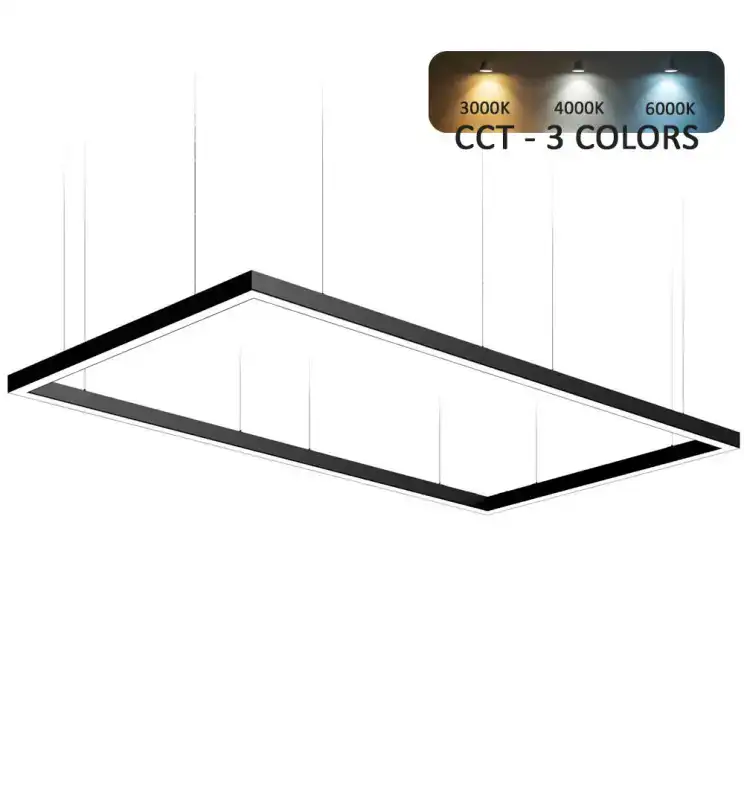 lámpara LED colgante rectangular