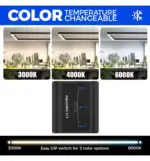 L&aacute;mpara LED colgante Rectangular 220W | POLARIS | 3CCT | 180x150cm - Imagen 11