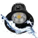 Downlight LED IP65 9W 12W 15W 4CCT Chip Bridgelux CRI 92+ 24&deg; Negro - Imagen 2