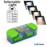 Downlight LED IP65 9W 12W 15W 4CCT Chip Bridgelux CRI 92+ 24&deg; Negro - Imagen 13