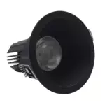 Downlight LED IP65 9W 12W 15W 4CCT Chip Bridgelux CRI 92+ 24&deg; Negro - Imagen 4