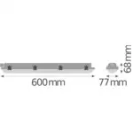 Equipo impermeable Ledvance 18W 2160Lm 4000K 115º IP65 - Imagen 3