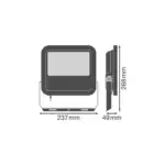 Proyector LED Ledvance, foco de 65 W, 7150 lm, 3000 K, 100 x 100º, IP65 - Imagen 3