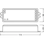 Controlador LEDVANCE EC LC RF de 24 V RGBW/TW - Imagen 2