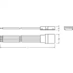 Conectores para tiras LED LED RGBW Ledvance - CP/P5/500/P (Paquete de 2) - Imagen 2