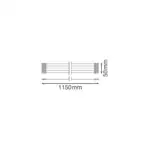 Equipo impermeable Ledvance, 2 tubos de 120 cm - Imagen 2