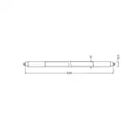 Tubo LED T5 Ledvance G5 10W 1350Lm 3000K 190º IP20 - Imagen 2
