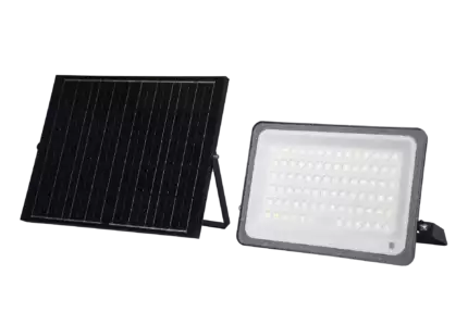 Proyector LED Solar 300W Panel 5V/20W 16W 2700Lm 90&ordm; IP65 3CCT (Tonalidad Luz Ajustable)