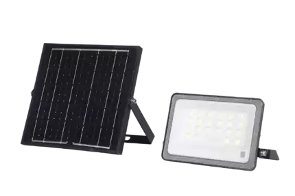 Proyector LED Solar 50W Panel 5V/6W 5,5W 750Lm 90&ordm; IP65 3CCT (Tonalidad Luz Ajustable)
