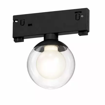 Luminaria LED Carril Magn&eacute;tico 10mm 6W 70Lm/W 150&ordm; 48VDC CCT (Tonalidad Luz Ajustable) Acabado Negro