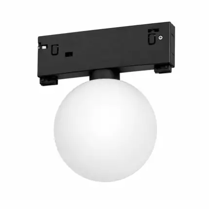 Luminaria LED Carril Magn&eacute;tico 10mm 9W 80Lm/W 360&ordm; 48VDC CCT (Tonalidad Luz Ajustable) Acabado Negro