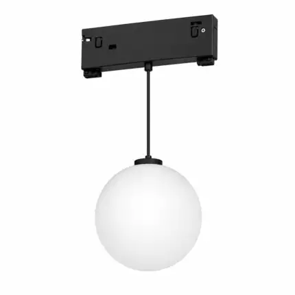 Luminaria LED Carril Magn&eacute;tico 10mm 9W 80Lm/W 360&ordm; 48VDC CCT (Tonalidad Luz Ajustable) Acabado Negro