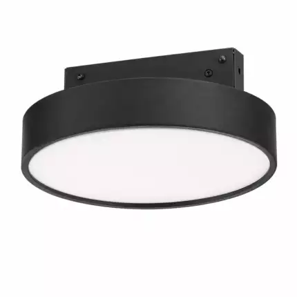 Luminaria LED Carril Magn&eacute;tico 10mm 18W 80Lm/W 120&ordm; 48VDC CCT (Tonalidad Luz Ajustable) Acabado Negro