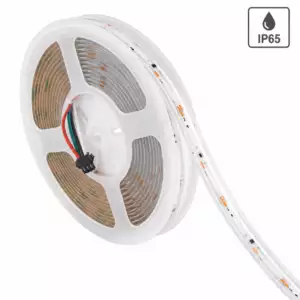 Tira LED COB Digital 2811 20IC/m 5M 19W/M RGB IP65 24VDC) Tira LED COB Digital 2811 20IC/m 5M 19W/M RGB IP65 24VDC)