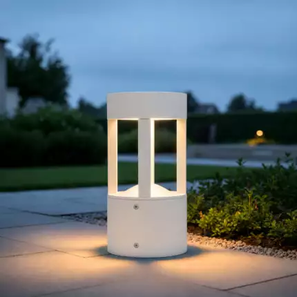 Baliza LED Exterior "San Luis" 30Cm 10W 220VAC 3000&ordm;K Blanco