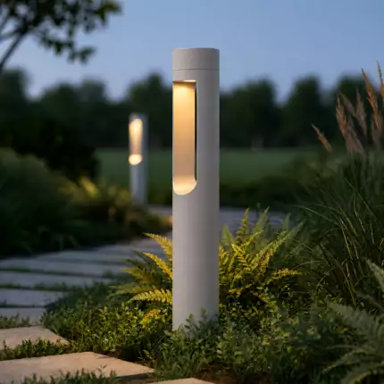 Baliza LED Exterior "Medinipur" 60Cm 10W 220VAC 3000&ordm;K Gris