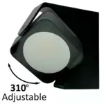 Aplique de Pared LED AERO 12W Cuadrado 3CCT Orientable 310° IP65 SMD3030 Osram - Imagen 5