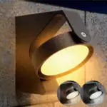 Aplique de Pared LED AERO 12W Circular 3CCT Orientable 310&deg; IP65 SMD3030 Osram - Imagen 2