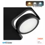 Aplique de Pared LED AERO 12W Circular 3CCT Orientable 310&deg; IP65 SMD3030 Osram - Imagen 3