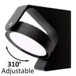 Aplique de Pared LED AERO 12W Circular 3CCT Orientable 310&deg; IP65 SMD3030 Osram - Imagen 7