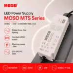 Fuente de alimentación LED MOSO 24VDC 60W IP67 voltaje constante Serie MTS | No Flicker - Imagen 2