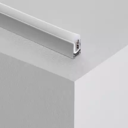 Perfil Aluminio 1m para Ne&oacute;n LED RGB Semicircular 180