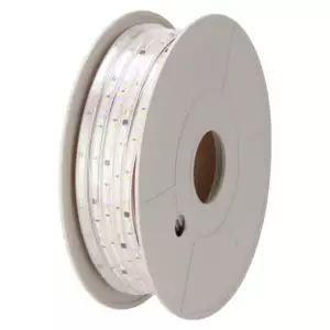 Tira de 120 LEDs/M 1500Lm/M 6000ºK SMD2835 Autorectificada 220VAC IP65 x50M 40.000H Tira de 120 LEDs/M 1500Lm/M 6000ºK SMD2835 Autorectificada 220VAC IP65 x50M 40.000H