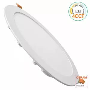 Placa Slim LED Circular 30W 4CCT Select | OSRAM CHIP DURIS E 2835 | Corte 280mm Placa Slim LED Circular 30W 4CCT Select | OSRAM CHIP DURIS E 2835 | Corte 280mm