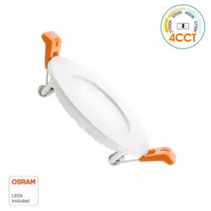 Placa Slim LED Circular 6W 4CCT Select | OSRAM CHIP DURIS E 2835 Placa Slim LED Circular 6W 4CCT Select | OSRAM CHIP DURIS E 2835