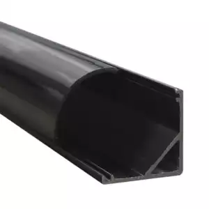 Perfil Aluminio Negro 2 metros Angular para Tiras de LED | 16mm x 16mm Perfil Aluminio Negro 2 metros Angular para Tiras de LED | 16mm x 16mm