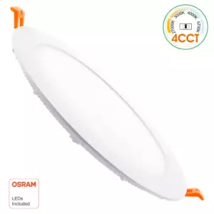 Placa Slim LED Circular 24W 4CCT Select | OSRAM CHIP DURIS E 2835 Placa Slim LED Circular 24W 4CCT Select | OSRAM CHIP DURIS E 2835