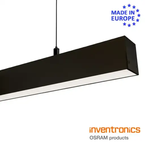 Lámpara lineal LED colgante _ INFINITY LINE _ Osram Driver ON_OFF - DALI - 0-10V - TRIAC _ Negro (1)